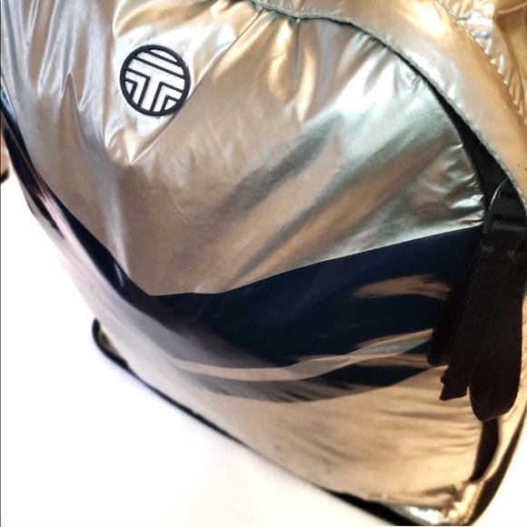 Auth Tory Burch Sport Chevron Packable Backpack - Picture 6 of 8